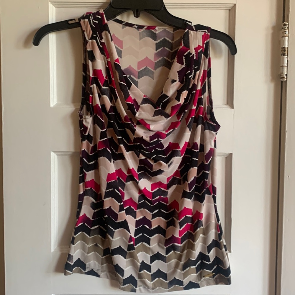 Cowl neck suit tank